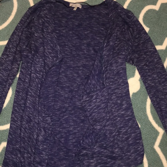 Charlotte Russe Sweaters - Marbled Blue Cardigan